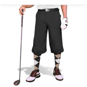 Golfknickers Black Men's Golf Shorts. Size 30